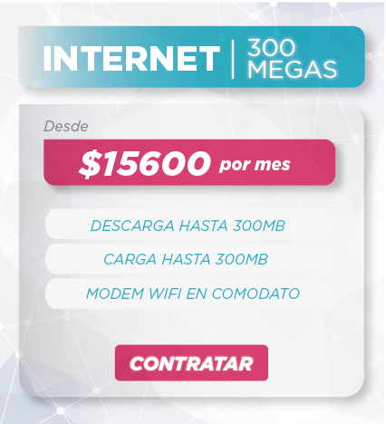 Promo Internet 300 Megas